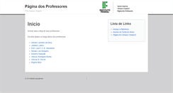 Desktop Screenshot of professores.chapeco.ifsc.edu.br