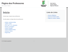 Tablet Screenshot of professores.chapeco.ifsc.edu.br