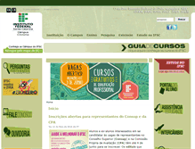 Tablet Screenshot of criciuma.ifsc.edu.br