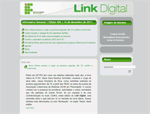 Tablet Screenshot of linkdigital2.ifsc.edu.br