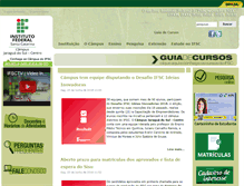 Tablet Screenshot of jaragua.ifsc.edu.br